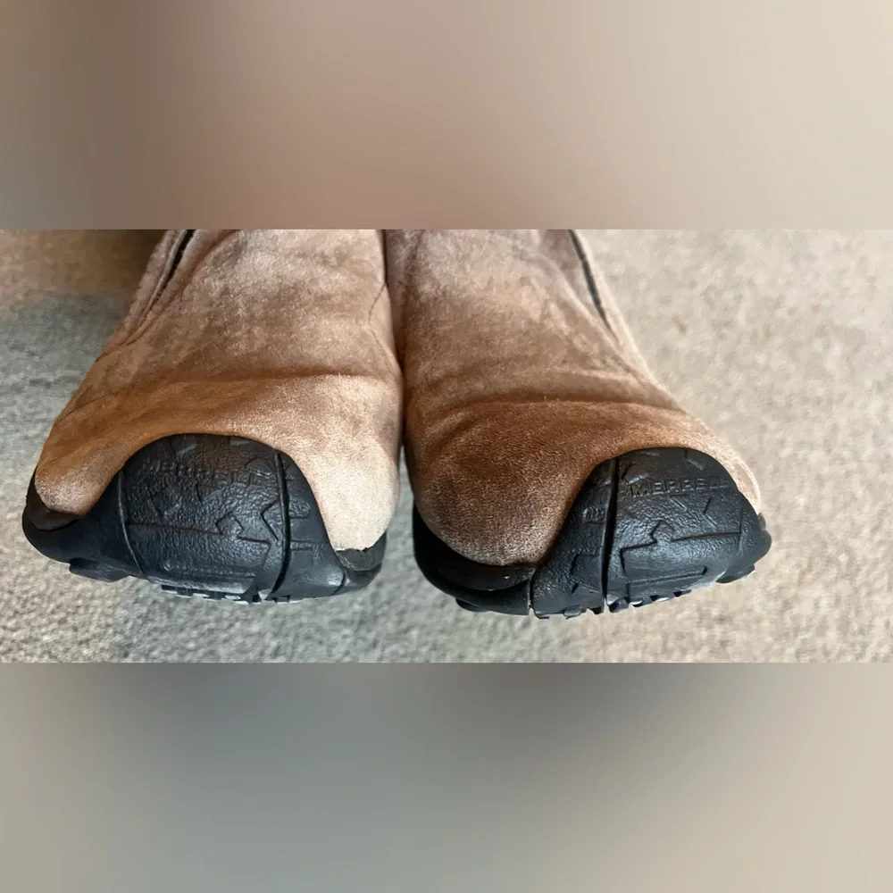 Merrell Jungle Moc Men’s size 9.5 Wide Tan (Gunsmoke) Slip-On Shoes - Picture 7 of 11